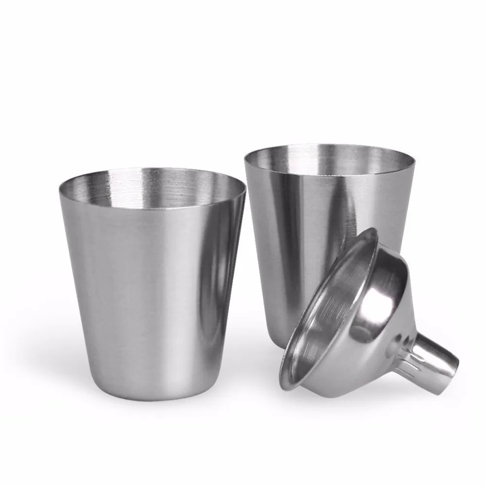 Hot sale 7oz Pu Leather Wrapping whisky Funnel cccp Flagon Stainless steel Alcohol Jack Hip Flask SET With Black Gift Box Set