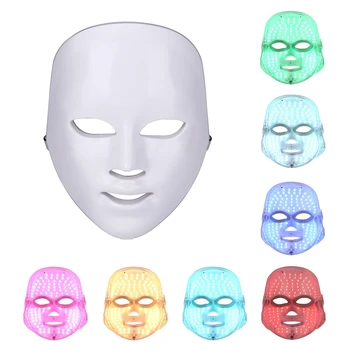 

7 Colors Led Facial Mask Led Korean Photon Therapy Face Mask Machine Light Therapy Acne Mask Neck Beauty Led Mask