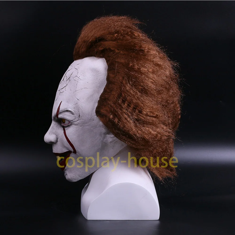 2017 Movie Stephen King's Pennywise Clown Joker Mask Tim Curry Horrible Halloween Party Cosplay Masks Mask Clown Latex Mask (4)