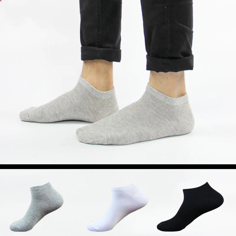 

42-46 Summer large size mens socks cotton 5 pairs thin cotton sweat absorption odor prevention breathabi lity sock #9911