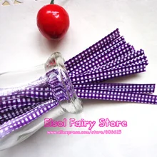 PE Сетка галстук для животных для упаковки подарков, Подарочный галстук, галстук-шнурок Сумка зажим-клипса 1000 шт/партия