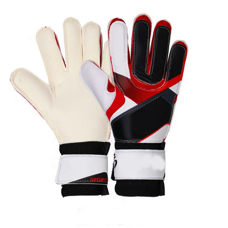 Профессиональные футбольные перчатки для защиты пальцев, толстые латексные вратарские перчатки для спорта на открытом воздухе, футбольные перчатки для командных видов спорта