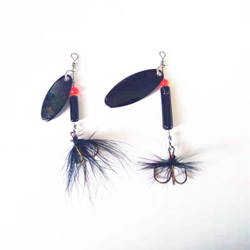  BaMMax Fishing Spinner Spoon Lures Rotating 3.1g  6.7g Fishing Lure metal sequins bait Bass Hard Bait With Treble Hooks fishing