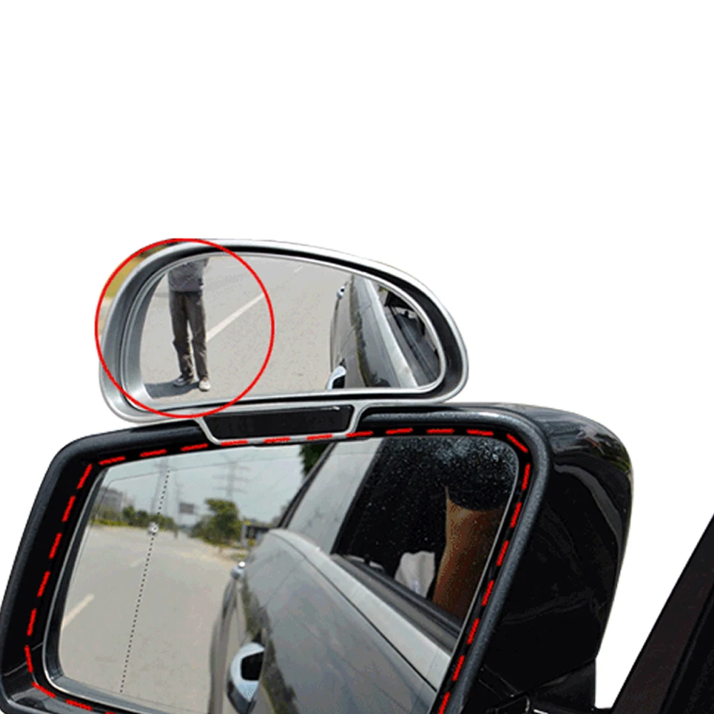 4.5x2" Lage Adjustable Blind Spot Mio Ca Wide Angle Add