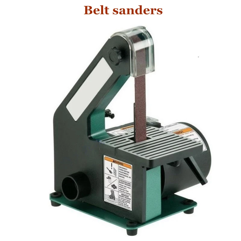 Belt Sander Sanding Machine Polisher 350W 220V Woodworking Metal Grinding Chamfering Machine Knife Grinder Motor 
