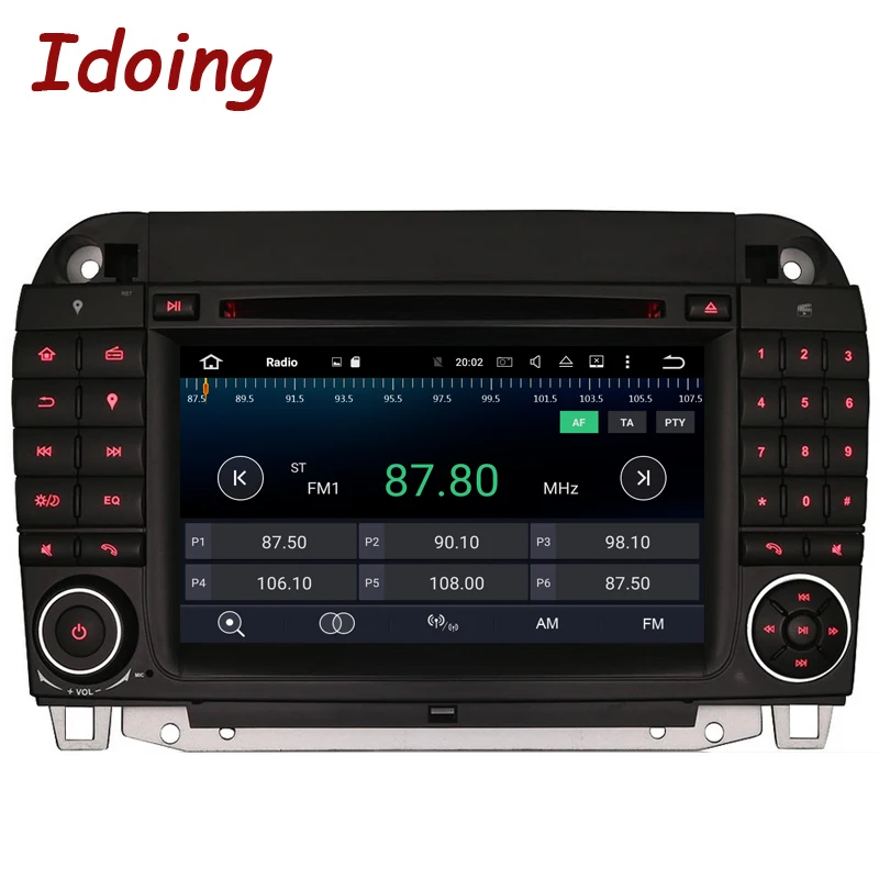 Flash Deal Idoing 2 Din Car Radio GPS Android 7.1 Steering Wheel For MercedesBenz CL55 600 DVD Multimedia Video Player Navigation WIFI TV 2