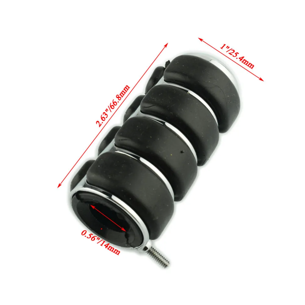 Motorcycle Chrome Gear Shift Lever Peg Brake Pedal Cover For Yamaha V-Star XVS 650 950 1100 Honda Shadow 600 750 1100 motorcycle footrests motorcycle foot pedals motorcycle gear shift cover
