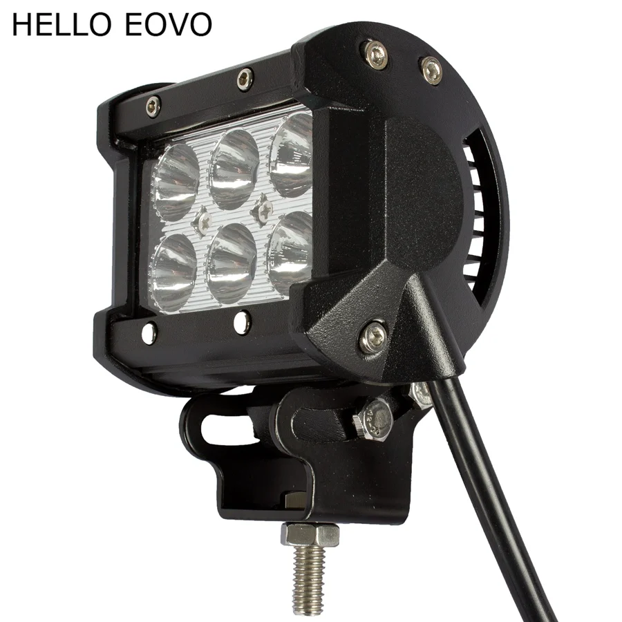 Prix pour BONJOUR EOVO 4 Pouce 18 W LED Light Bar Travail pour les Indicateurs moto Conduite Offroad Bateau De Voiture Tracteur Camion 4x4 SUV ATV 12 V Prix pour BONJOUR EOVO 4 Pouce 18 W LED Light Bar Travail pour les Indicateurs moto Conduite Offroad Bateau De Voiture Tracteur Camion 4x4 SUV ATV 12 V