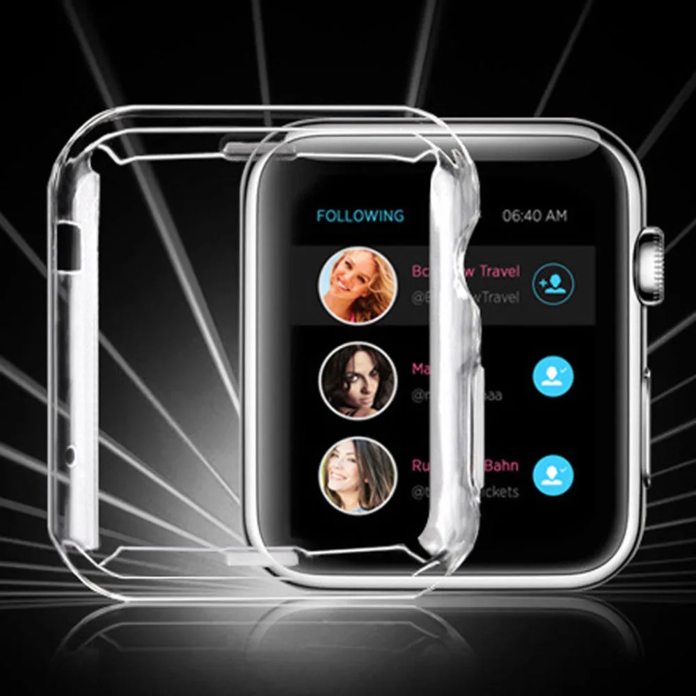 

Cover Screen Case Protector Film Accessories For iWatch Apple Watch Series