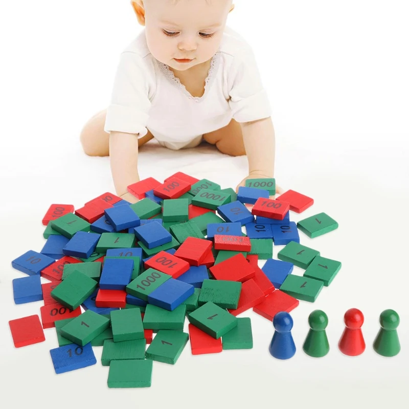 1 ensemble Montessori formes tri Puzzle géométrie conseil Figures éducation préscolaire enfants jouets pour jardin d'enfants