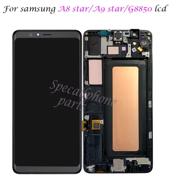 

Super AMOLED lcd For Samsung Galaxy A8 Star LCD For SAMSUNG G8850 lcd display LCD with frame Screen Touch Digitizer Assembly