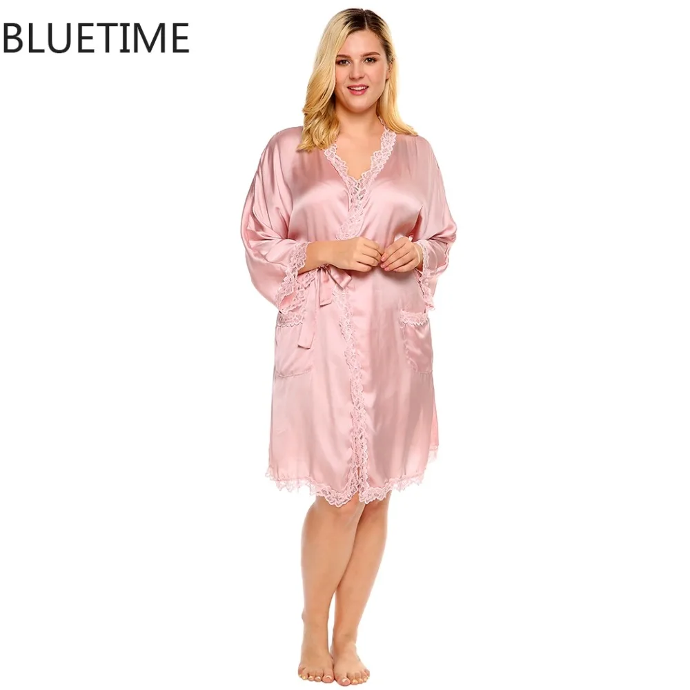 lace robes plus size