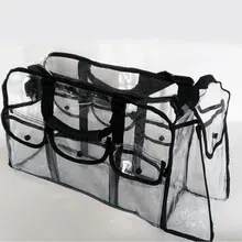 Прозрачная Водонепроницаемая косметичка для макияжа, косметичка для туалетных принадлежностей, сумка для купания, чехол для макияжа