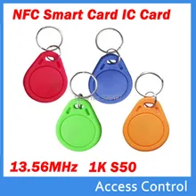 10 шт. 13,56 МГц RFID IC uid Сменные брелки для ключей жетон писатель NFC тег брелок для контроля доступа парковочная карта