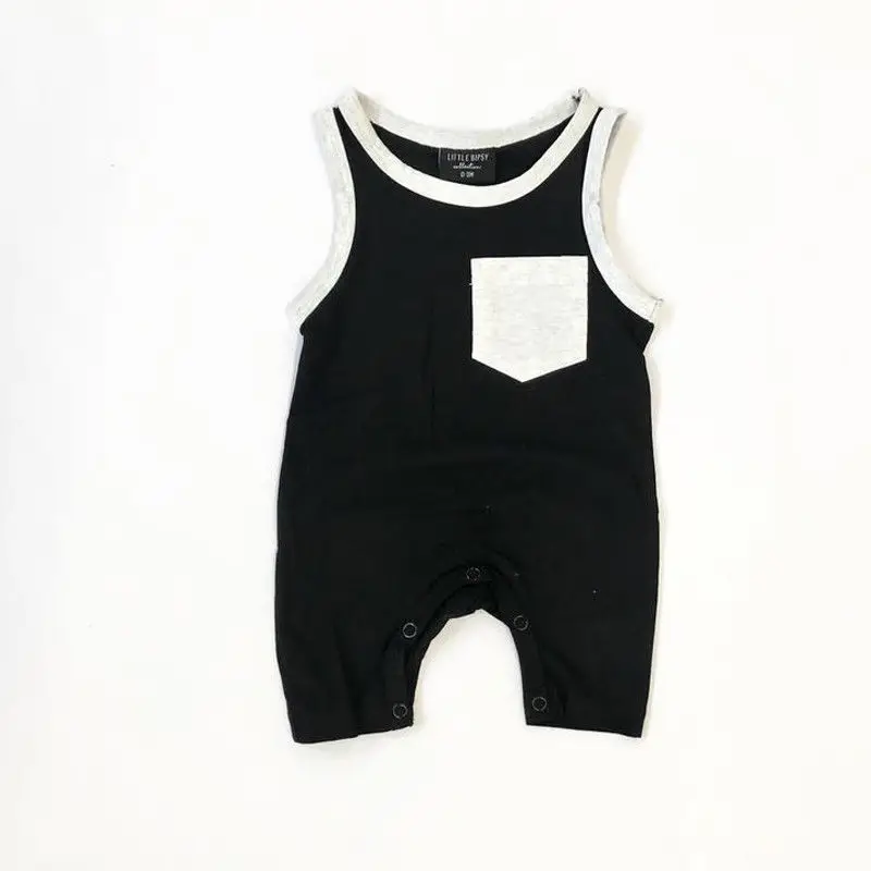 Комбинезон Emmababy для новорожденных девочек и мальчиков комбинезон без рукавов с