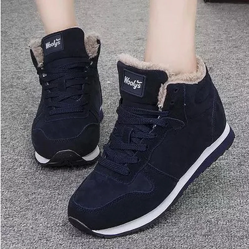 black winter trainers womens