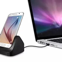 Новое поступление Desktop синхронизации данных зарядки колыбели док станции для Samsung Galaxy S6& S6 Edge, хорошее качество