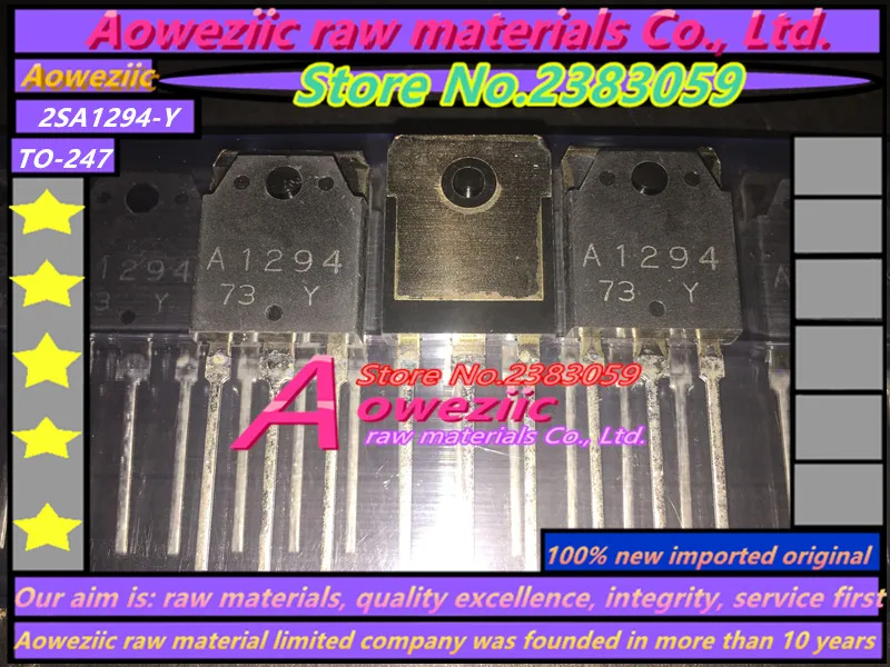 Amplificador de Potência de Áudio Aoweziic Novo Importado Originais 2sa1294-y 2sc3263-y 2sa1294 2sc3263 A1294 C3263 Para-247 100% - Image 2