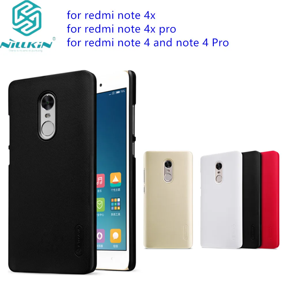 Для redmi note 4X чехол 4 pro NILLKIN супер матовый защитный жесткий для PRO Бесплатная HD