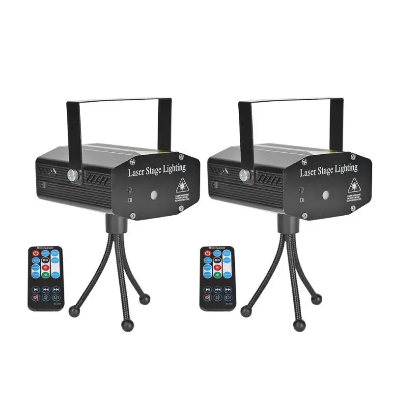 

Starry Sky Mini Laser Light LED with Remote Control RC Home Party Stage Decor Projector Flash Lamp for KTV DJ Disco Party