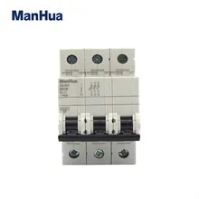 ManHua 3P C20 миниатюрный автоматический выключатель защита от перегрузки Disjoncteur реле контроля изоляции автоматический выключатель