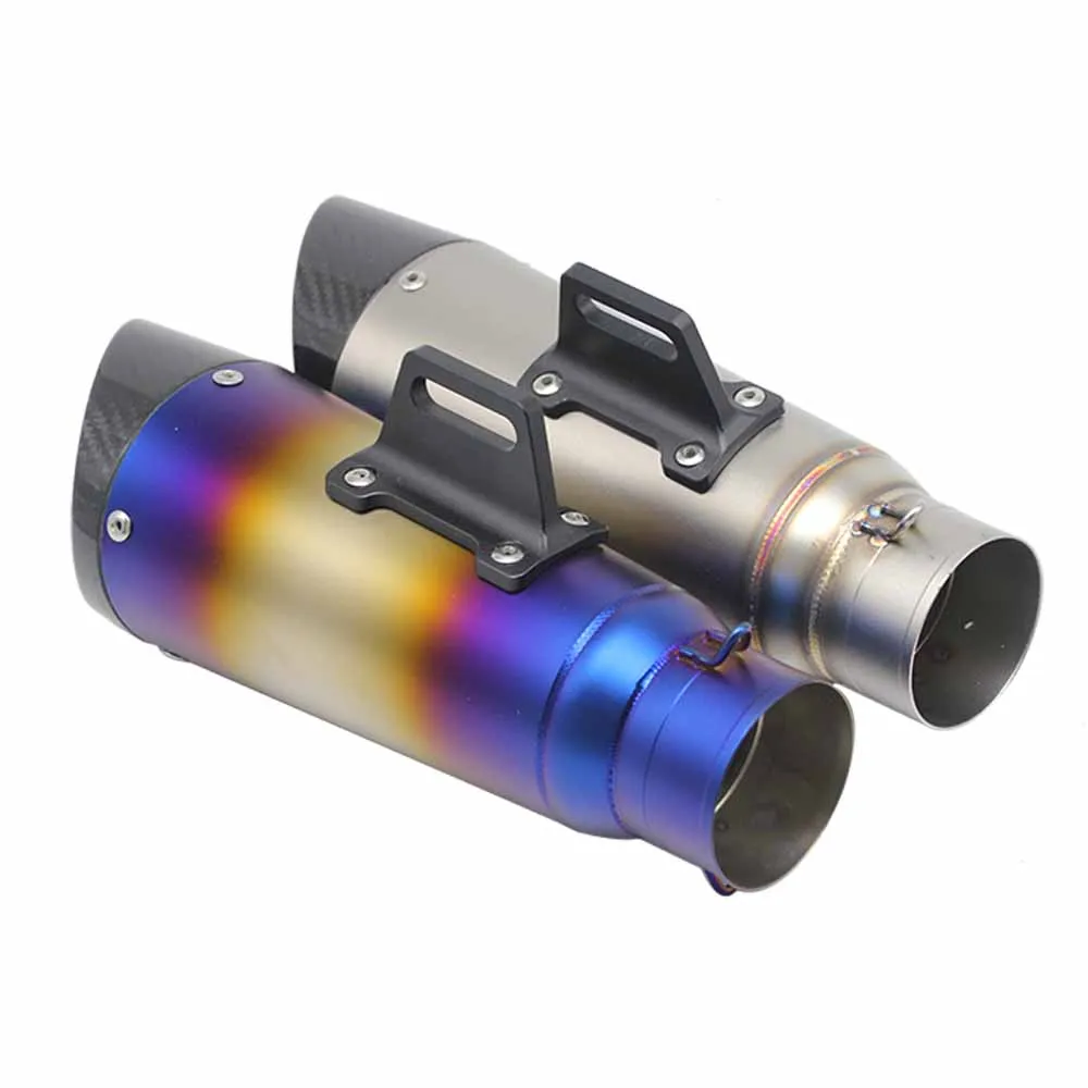 ZSDTRP 60mm motocicleta tubo de Escape modificado escapar Moto SC silenciador de Escape sistema completo para CBR1000 GSR750 ER6N Z750 S1000RR