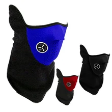Зимняя ветрозащитная Спортивная маска, защита от пыли, велосипедный и Лыжный спорт, накидка на шею, Балаклавы, теплая маска на половину лица для женщин и мужчин, наружные маски