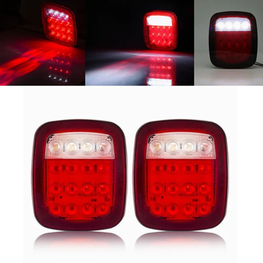 1 Set New Model Rear Lamp Waterproof 12V Led Tail Light with Running
