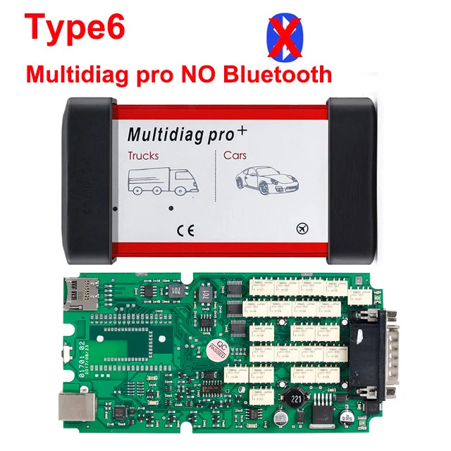 CDP TCS pro multidiag pro+ OBDII bluetooth сканер одноплатный. R3/,00 keygen автомобили Грузовики OBD 2 диагностический инструмент - Цвет: Multidiagpro no BT