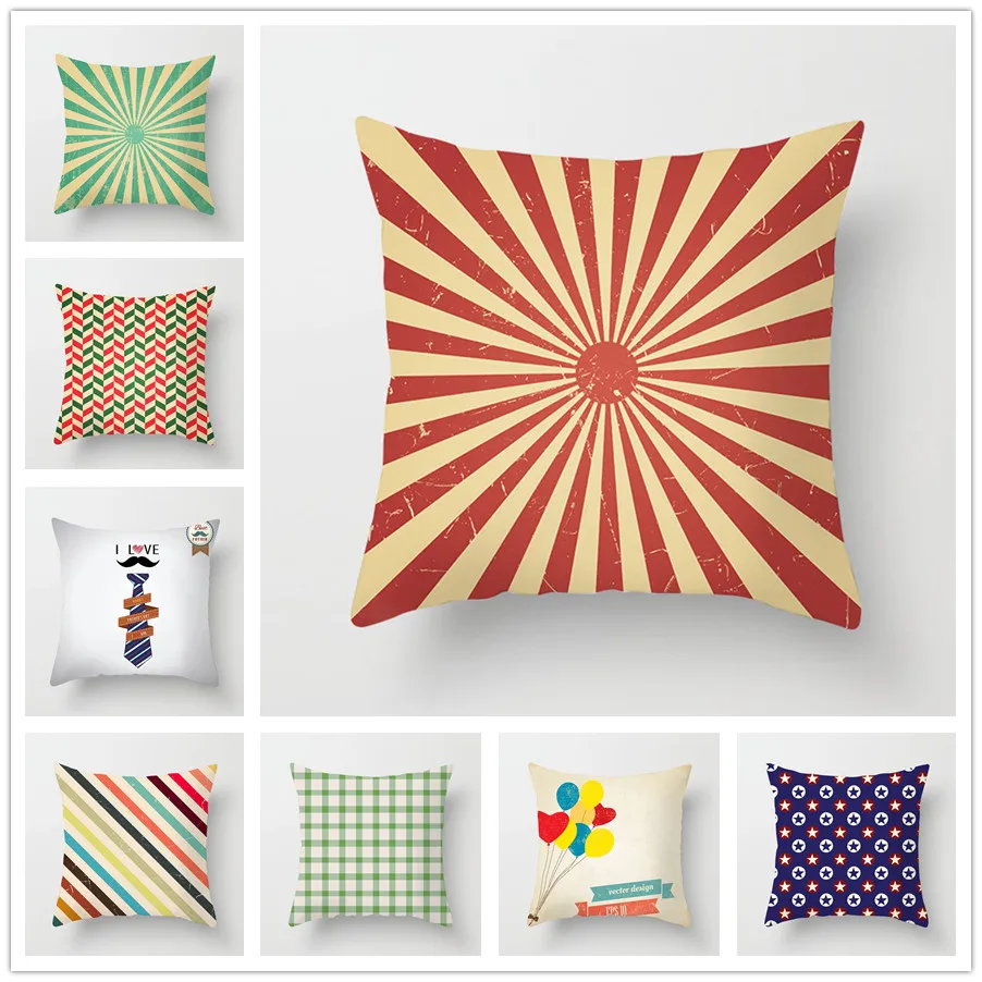

45x45 Pillowcase Square Pillow Cover Cushion Case Toss Pillow Hidden Zipper Closure Pillows Christmas Style Pattern Pillowcase