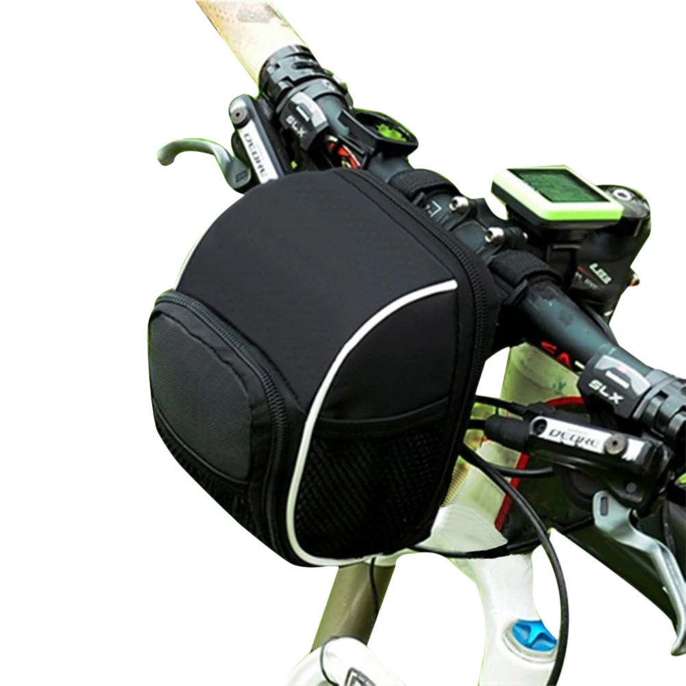 

Waterproof Oxford Cloth Bike Bag Bicycle Handlebar Front Tube Bag Large Capacity Pocket Shoulder Backpack