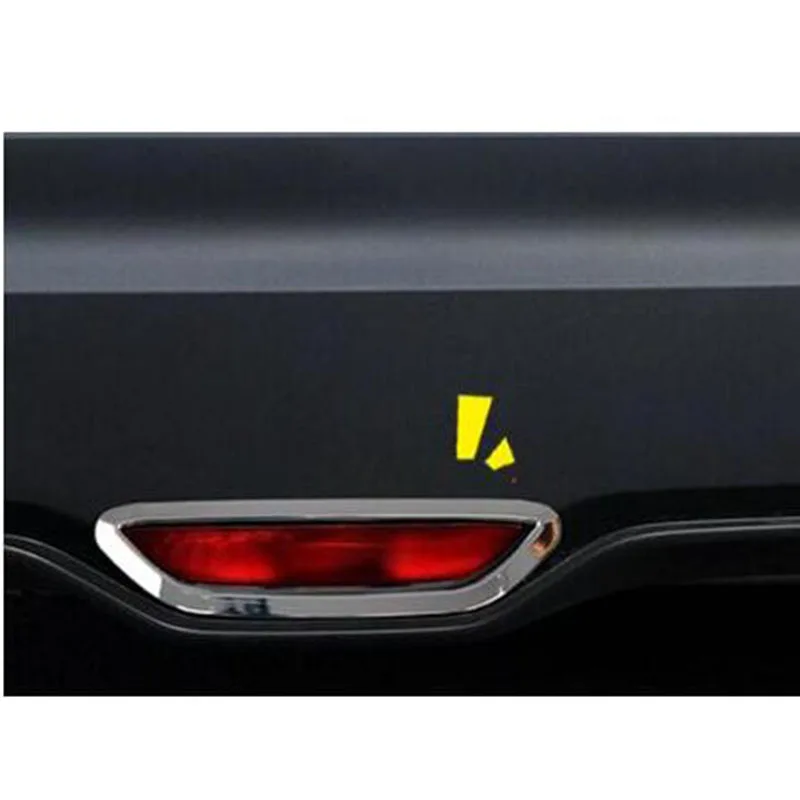 

For Toyota C-HR CHR 2017 2018 ABS Chrome Car rear fog lampshade frame Cover Kit Trim sticker Accessories Car styling 1Pcs