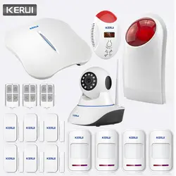 KERUI W1 охранных Беспроводной WiFi PSTN сигнализации Системы связь приложение-будильник удаленного Управление вызова SMS Push Anti-theft оповещения