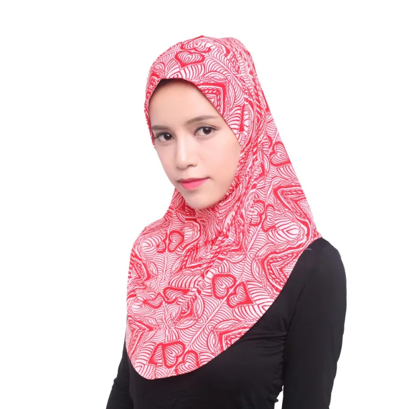 Мусульманский Для женщин внутренняя хиджаб платок Кепки Исламская полное покрытие шапка Underscarf Головные уборы шаль W4 - Цвет: 2