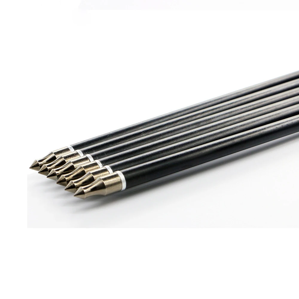 

12pcs 31" Hunting Archery Fiberglass Arrow with Replaceable Arrowhead Spine 500 for Archery Recurve / Coumpond Bow