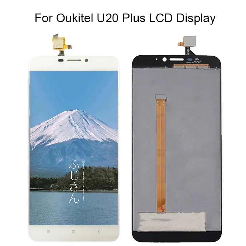 Для Oukitel U20 PLUS Оригинальный ЖК-дисплей + TP кодирующий преобразователь сенсорного
