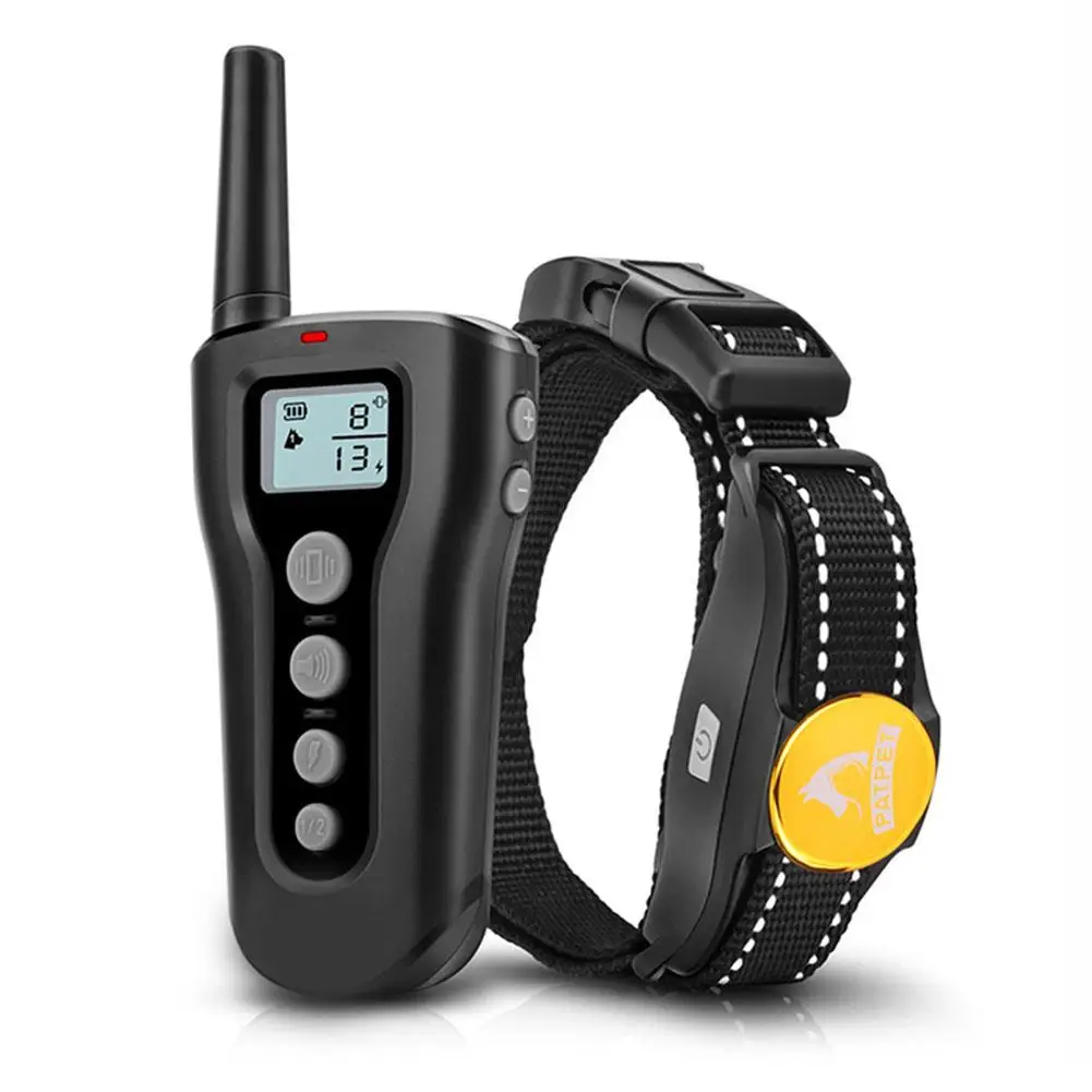 300m Pet Dog Traning Collar Rechargeable Electric Shock Vibration Anti