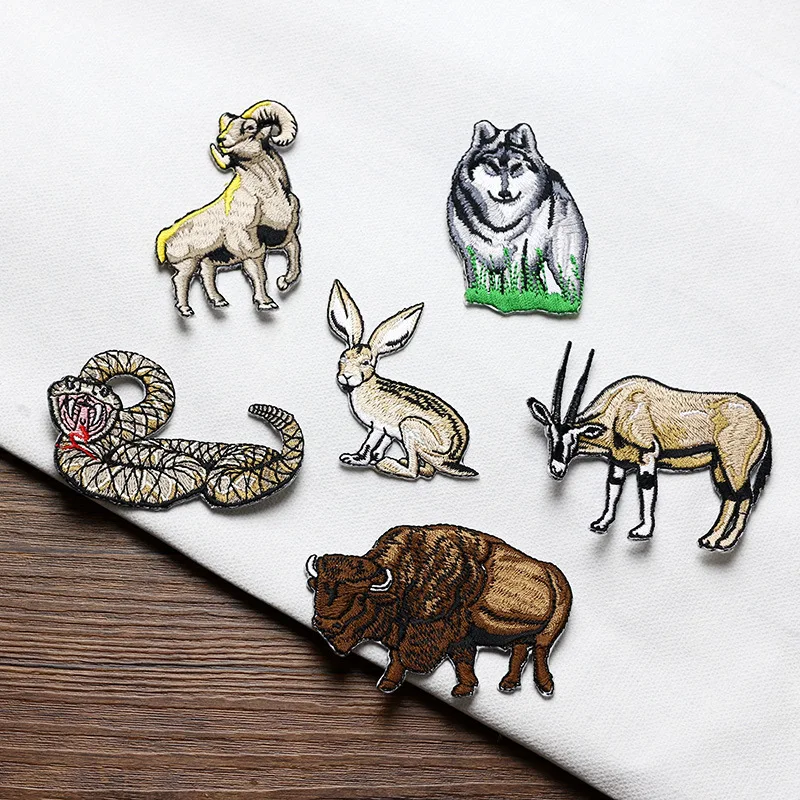 embroidery animals patches for clothes 1