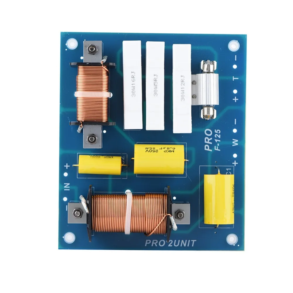 Professional Speaker 2Way Frequency Divider Treble Bass Hi Fi Audio Filter Module Boardin
