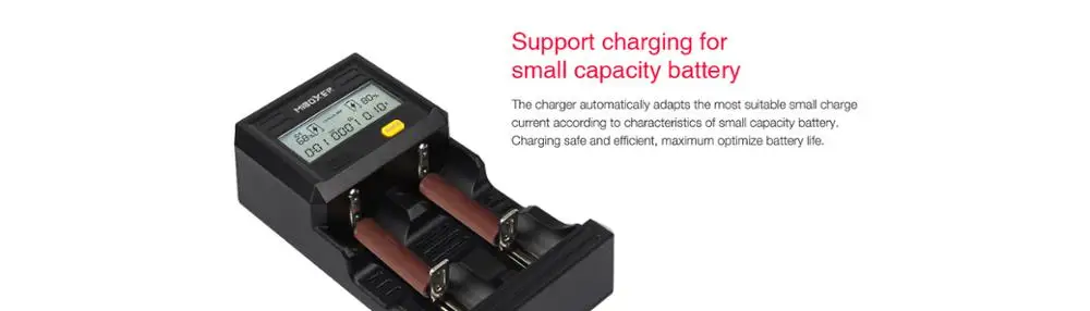 Lithium Battery Charger Miboxer Smart Battery Charger C2-6000.16