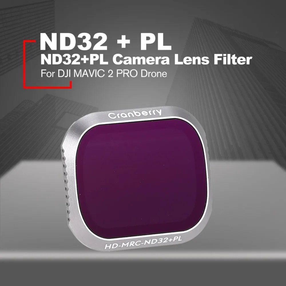 

Cranberry Adjastable Mini Portable ND32+PL HD Light Reducer Polarizer Lens Filter For DJI Mavic 2 Pro Drone Camera With Case
