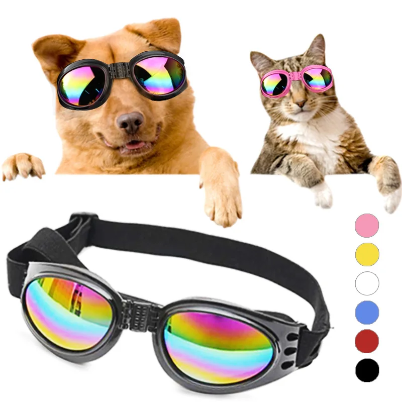 Adjustable Pet Dog Sunglasses Pet goggles For Dog Large Elastic Webbing Supply Puppy Goggles Eye Glasses Dog Accessories