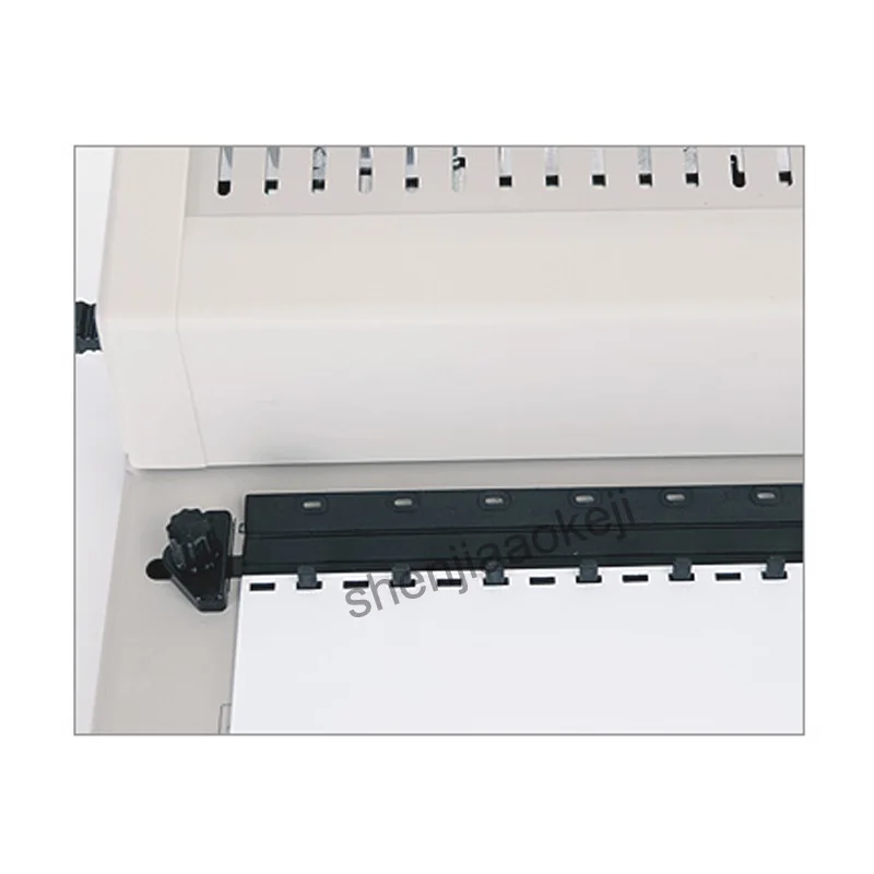 A4 Manual bookbinding machine rubber ring clamp binding machine comb contract tender binding 21 hole punching