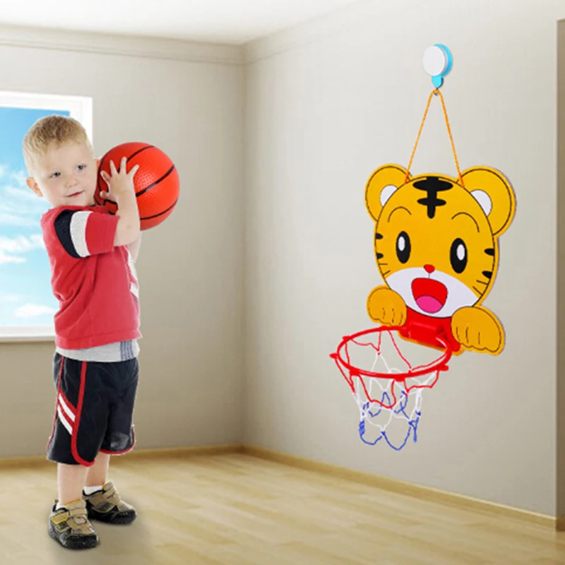 Баскетбольный обруч для детей в помещении спортивный подвесной баскетбольный обруч игрушки набор случайный стиль