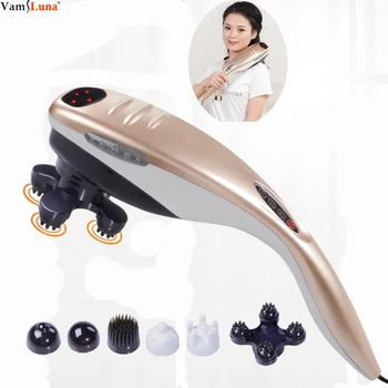 

Hand Held Infrared Massager Vibrato, Electric Neck Deep Tissue Machine for Back Foot Muscles Shoulder,Full Body Pain Relief
