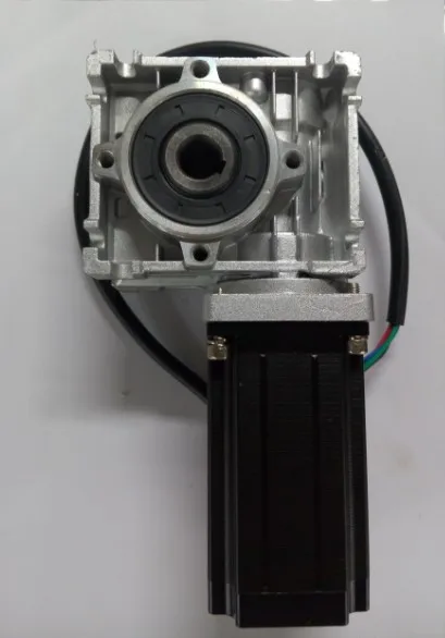 Редуктор для ЧПУ станка шаговый двигатель NEMA 23 из 2.8NM установка с RV030 A 1:10 червячный редуктор макияж шаговый замедление двигателя коробка передач