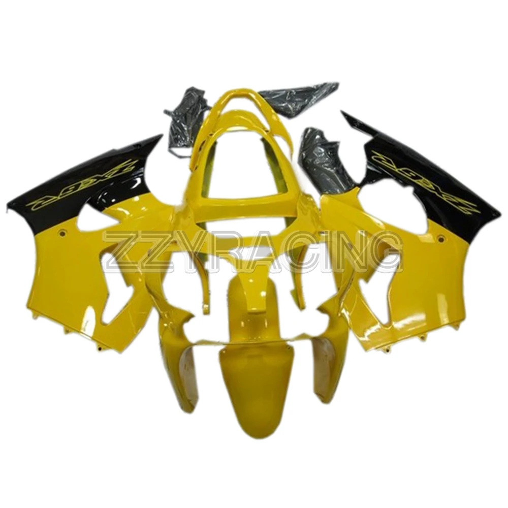 

Injection Fairings Kits for Kawasaki ZX6R 2000 - 2002 Year ZX-6R 2001 Complete Motorcycle Body Kit Covers Yellow Panels Kit