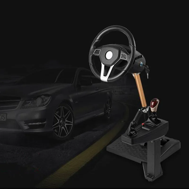 English school Emulate Computer game steering wheel car driving simulator training aircraft automob