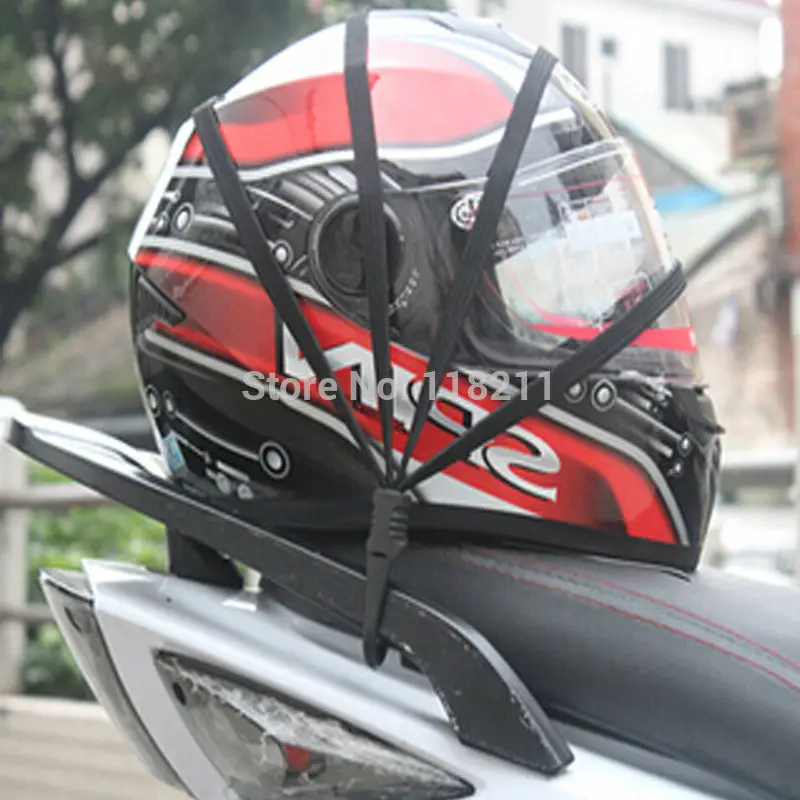 60cm font b motorcycle b font helmet font b accessories b font helmets luggage net rope