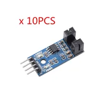 10 шт./лот ИК инфракрасный щелевой оптический датчик скорости, модуль оптрон для тестирования двигателя для Arduino PIC AVR